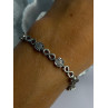 925 Sterling Silver Infinity Heart Bracelet Length 6-8