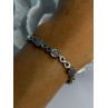 925 Sterling Silver Infinity Heart Bracelet Length 6-8