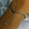 925 Sterling Silver Infinity Heart Bracelet Length 6-8