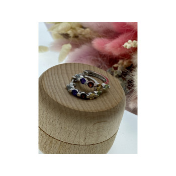 925 STERLING SILVER MULTI GEMSTONES 