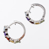 925 Sterling Silver Multi Gemstones 