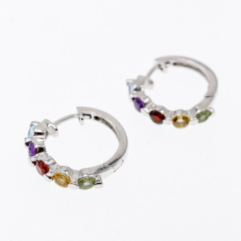 925 Sterling Silver Multi Gemstones 