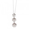 10K White Gold Diamonds Chain With Pendant