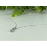 10K WHITE GOLD DIAMONDS CHAIN WITH PENDANT