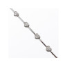 925 Sterling Silver CZ Bracelet 