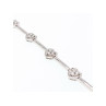 925 Sterling Silver CZ Bracelet 