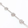 925 Sterling Silver CZ Bracelet 