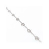 925 Sterling Silver CZ Bracelet 