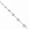 925 Sterling Silver CZ Bracelet 
