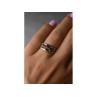 925 Sterling Silver Garnet Ring Size 6.5