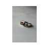 925 Sterling Silver Garnet Ring Size 6.5