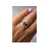 925 Sterling Silver Garnet Ring Size 6.5