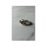 925 Sterling Silver Garnet Ring Size 6.5