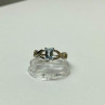 925 Sterling Silver Blue Spinel Ring Size 11.25