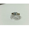925 Sterling Silver Blue Spinel Ring Size 11.25