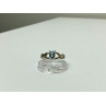 925 Sterling Silver Blue Spinel Ring Size 11.25