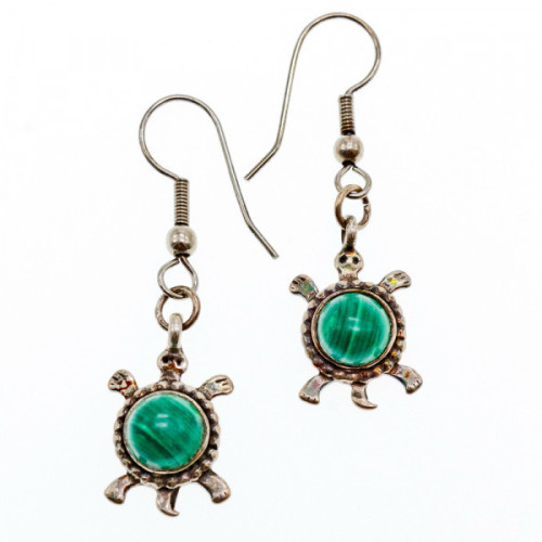 925 Sterling Silver Malachite 