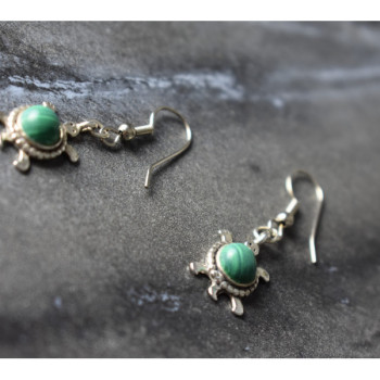 925 Sterling Silver Malachite 