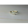 925 Sterling Silver Blue Spinel & CZ Ring Size 9
