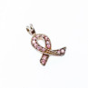 925 Sterling Silver Pink CZ Pendant