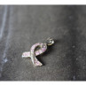 925 Sterling Silver Pink CZ Pendant