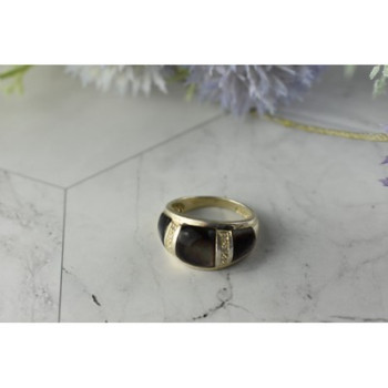 925 STERLING SILVER MOTHER OF PEARL RING SIZE 8