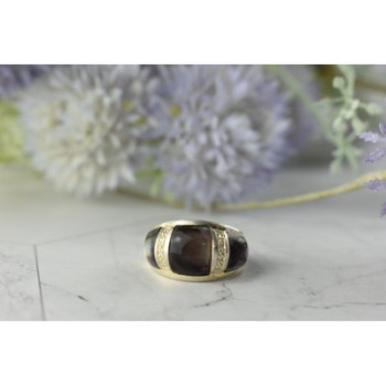 925 STERLING SILVER MOTHER OF PEARL RING SIZE 8
