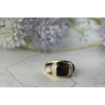 925 STERLING SILVER MOTHER OF PEARL RING SIZE 8