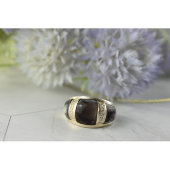 925 STERLING SILVER MOTHER OF PEARL RING SIZE 8