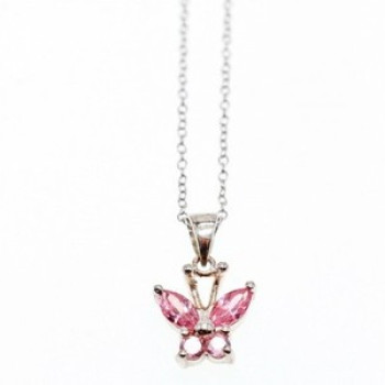 925 Sterling Silver Pink CZ 