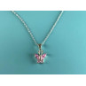 925 Sterling Silver Pink CZ 