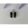 925 Sterling Silver Onyx Friends Pendant