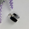 925 Sterling Silver Onyx Friends Pendant