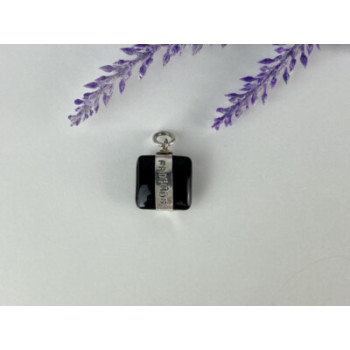 925 Sterling Silver Onyx Friends Pendant