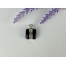 925 Sterling Silver Onyx Friends Pendant