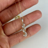 10K Yellow Gold Diamonds Chain With Pendant