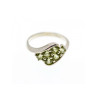 925 Sterling Silver Peridot Ring Size 9.5