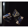 925 Sterling Silver Blue Alpanite SET (Ring & Earrings)