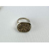 925 Sterling Silver Pyrite (fool's Gold) Ring Size 7
