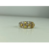 925 Sterling Silver Citrine & Quartz Ring Size 8.5