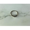 925 Sterling Silver White CZ Ring Size 5.5