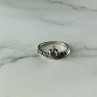 925 Sterling Silver White CZ Ring Size 5.5