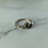 925 Sterling Silver White CZ Ring Size 5.5