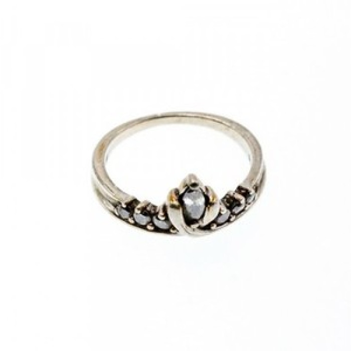 925 Sterling Silver White CZ Ring Size 5.5