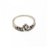 925 Sterling Silver White CZ Ring Size 5.5