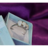 925 Sterling Silver Opal Ring Size 9