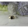 925 Sterling Silver Black Spinel Ring Size 8.5