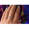 925 Sterling Silver Pink & White CZ Ring Size 10.25