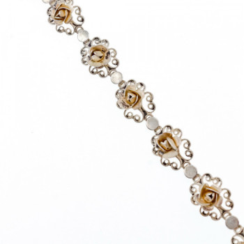 Vintage 925 Sterling Silver Bracelet Size 7 In