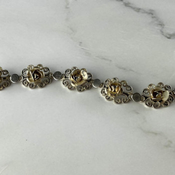 Vintage 925 Sterling Silver Bracelet Size 7 In
